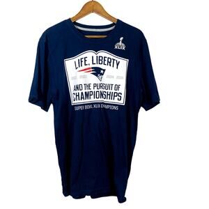 Nike Super Bowl XLIX Champions GRaphic Tee 2014 Short Sleeve - L